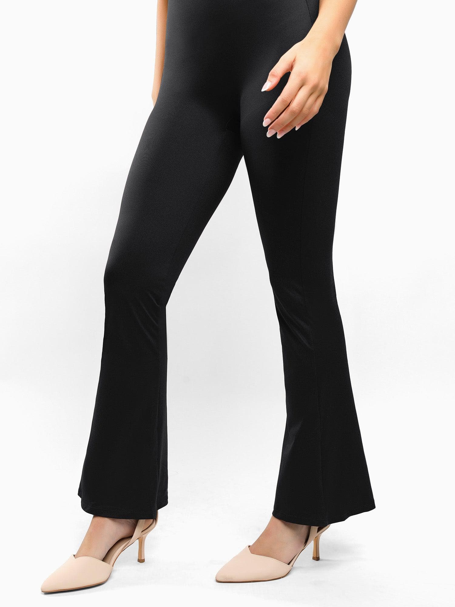 Shapewear Butt Lift Flare Leg Strappy Jumpsuit - Image 7