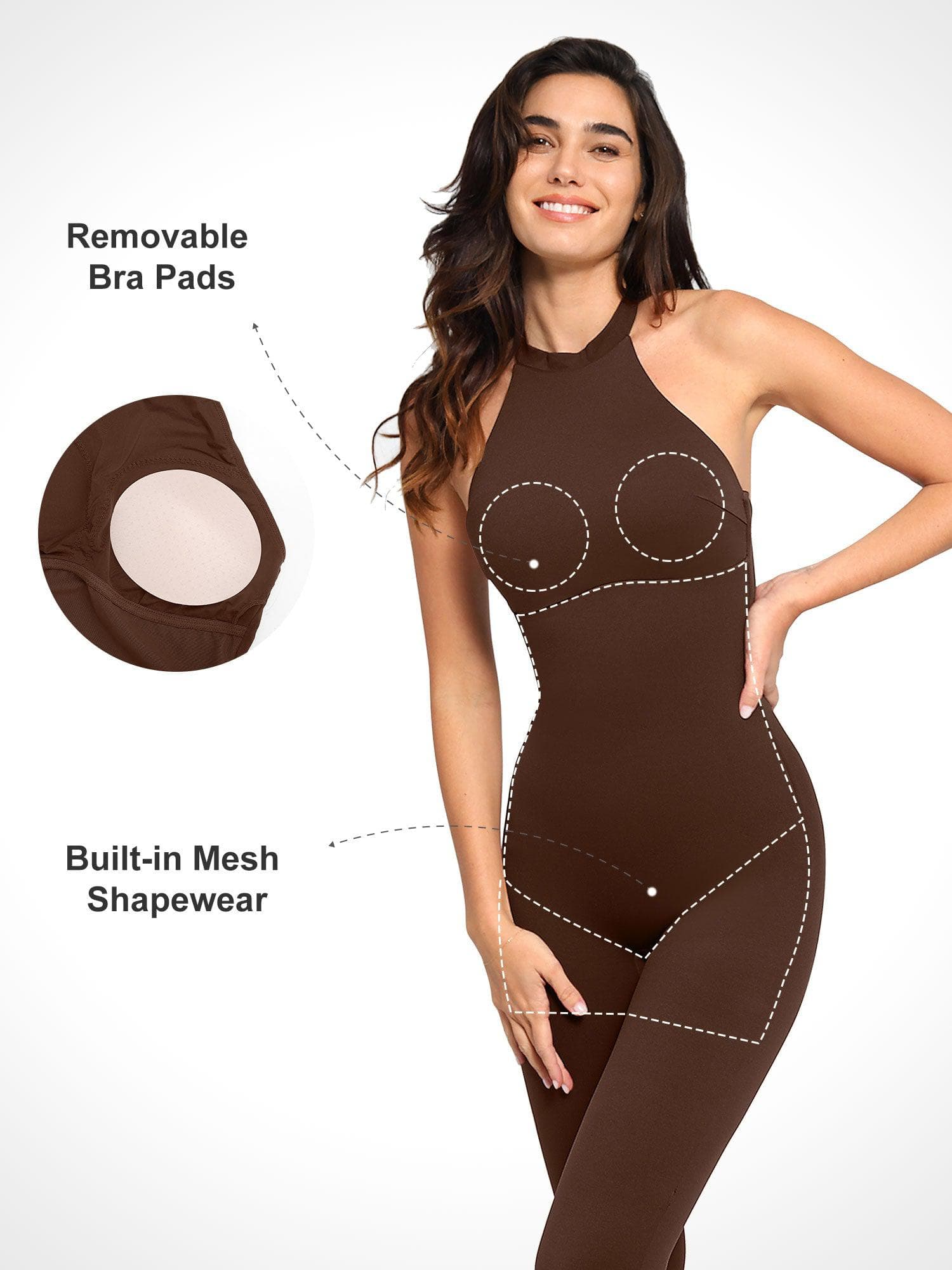The Shapewear Jumpsuit One Piece Thigh Slimming For Insiders - Image 14