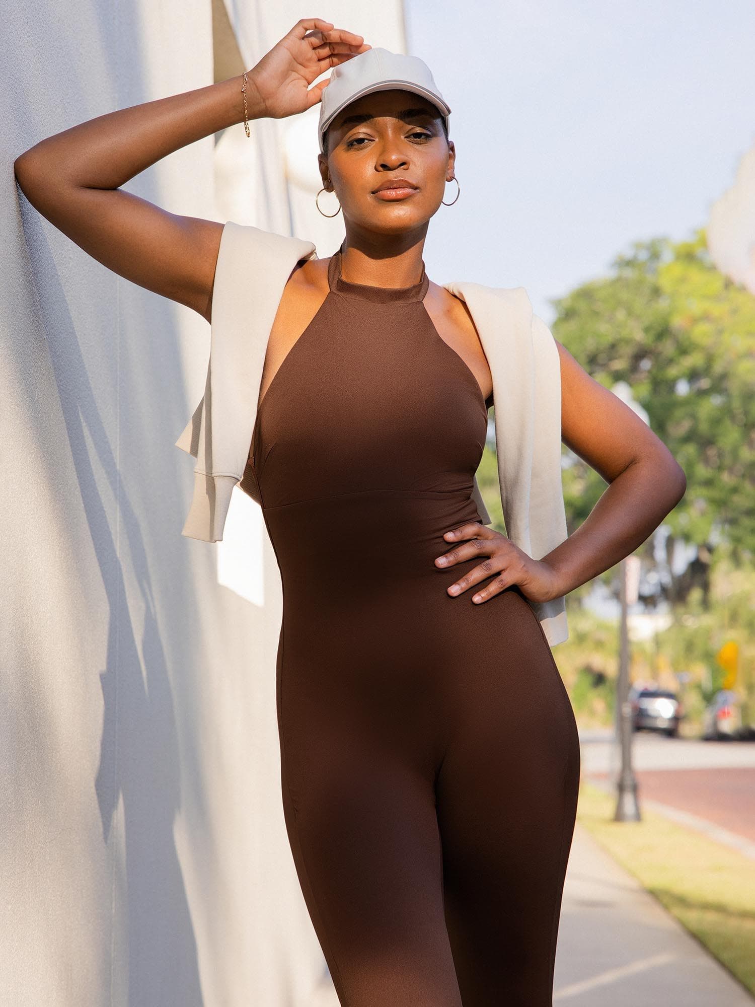 Built-In Shapewear Halter Jumpsuit Or Romper - Image 11