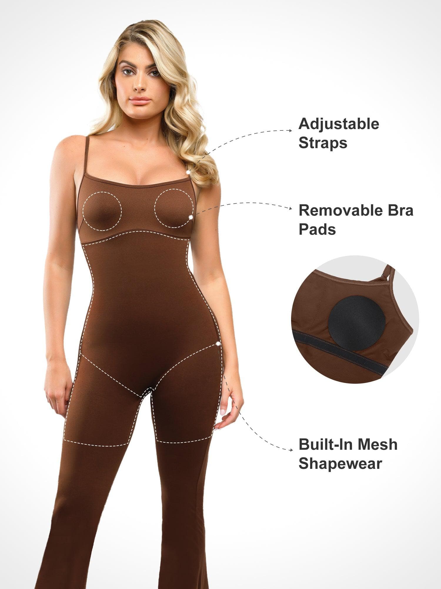 The Shapewear Jumpsuit One Piece Thigh Slimming For Insiders - Image 44