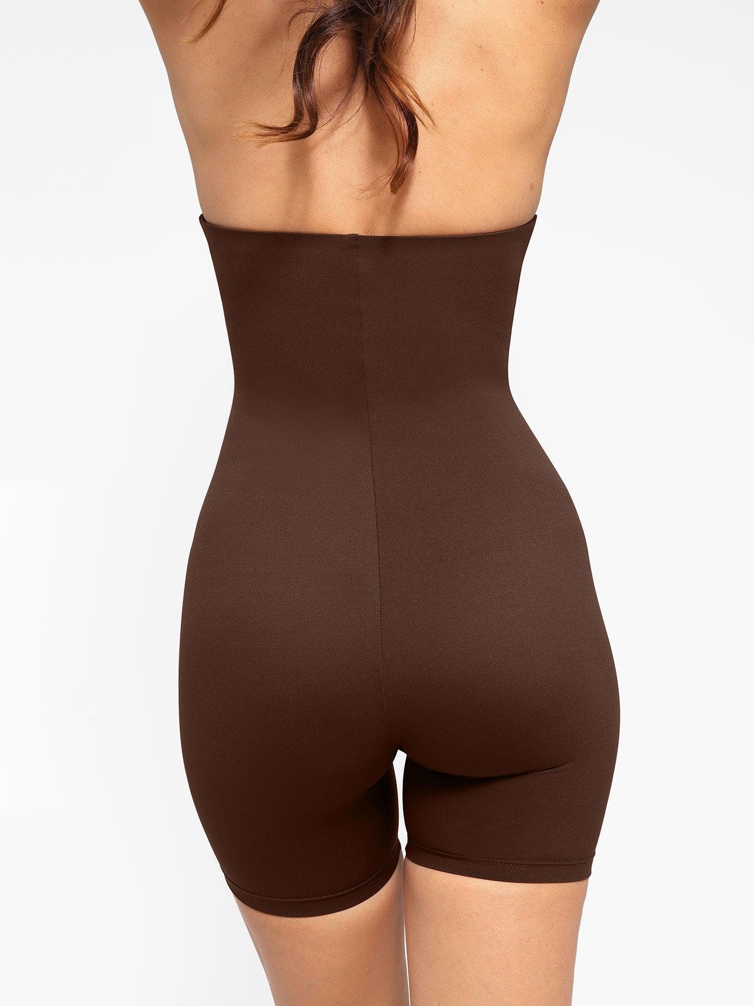 Shapewear Sculpting Cutaway Halter Romper - Image 11