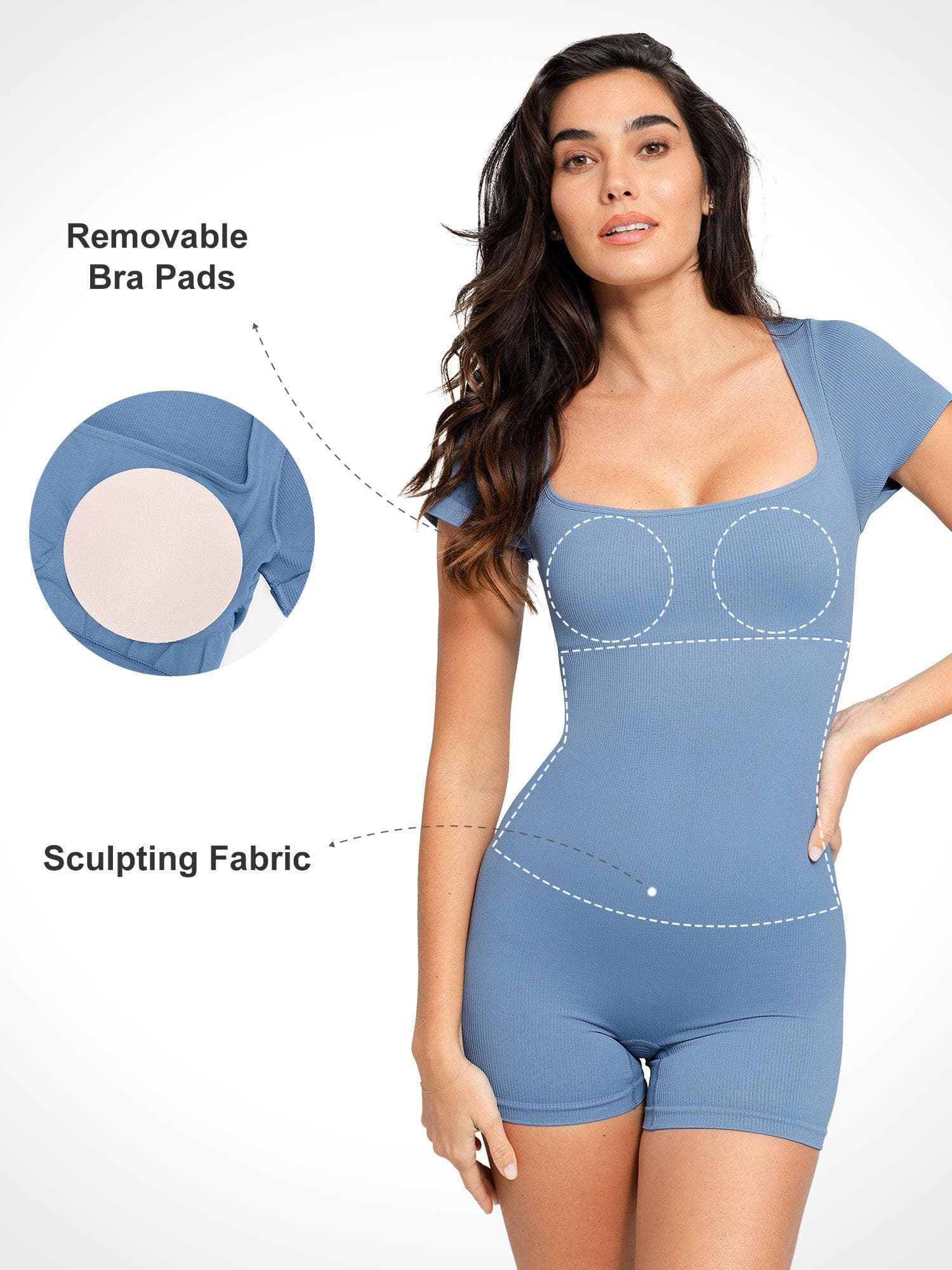 The Shapewear Rompers Tummy Control Sport - Image 7