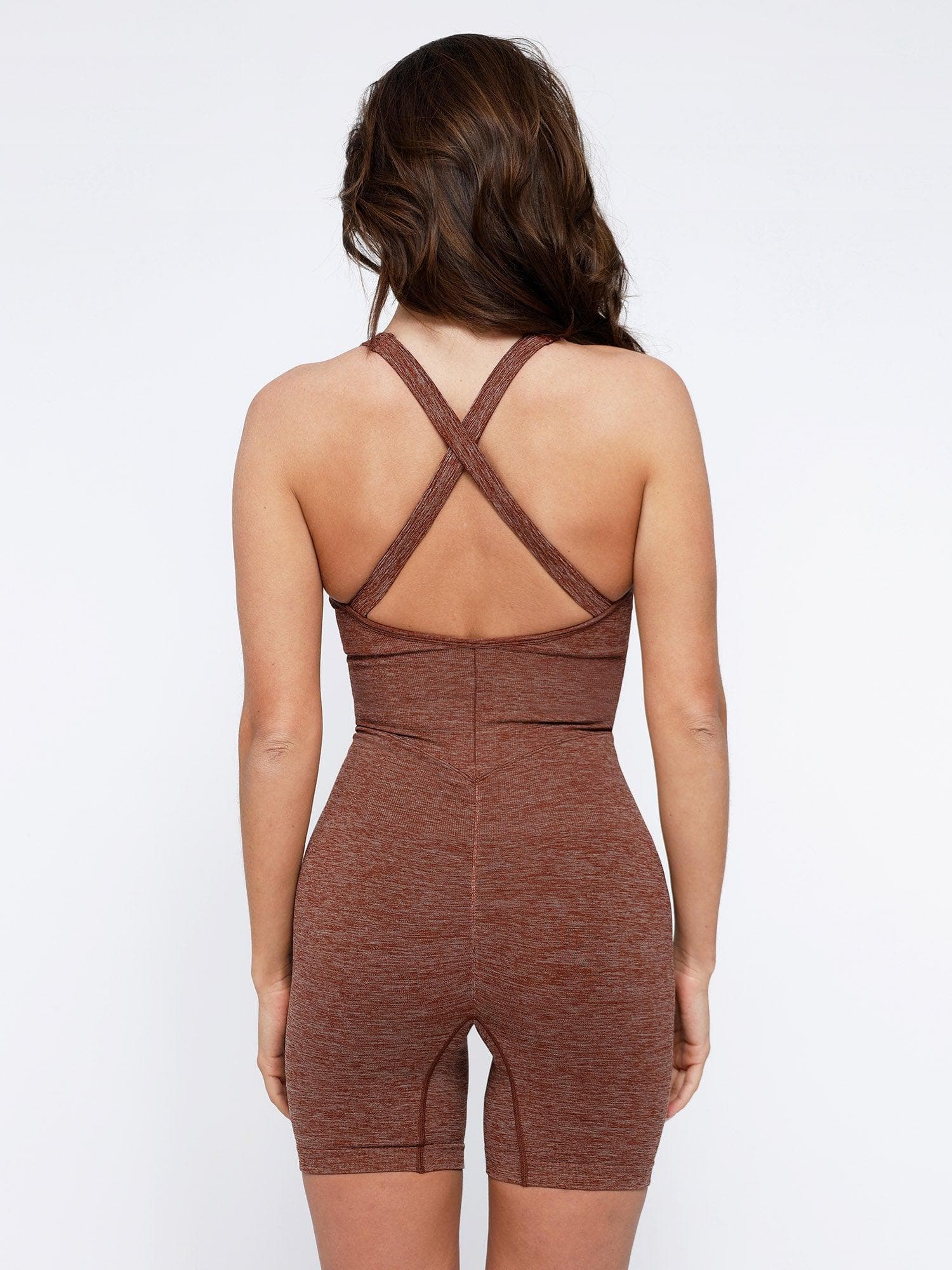 Shapewear Seamless Sport Crossback Romper - Image 11