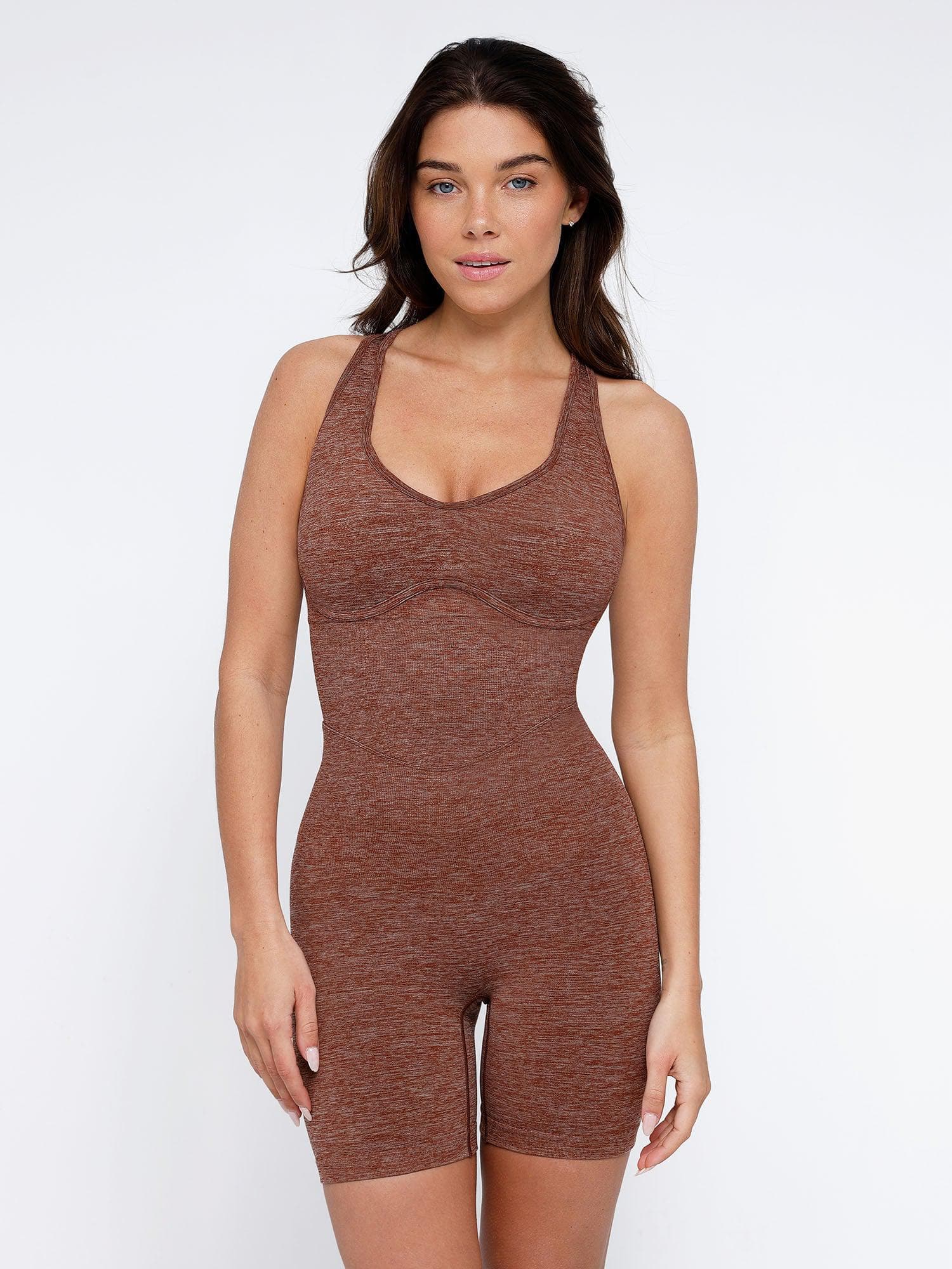 Shapewear Seamless Sport Crossback Romper - Image 8