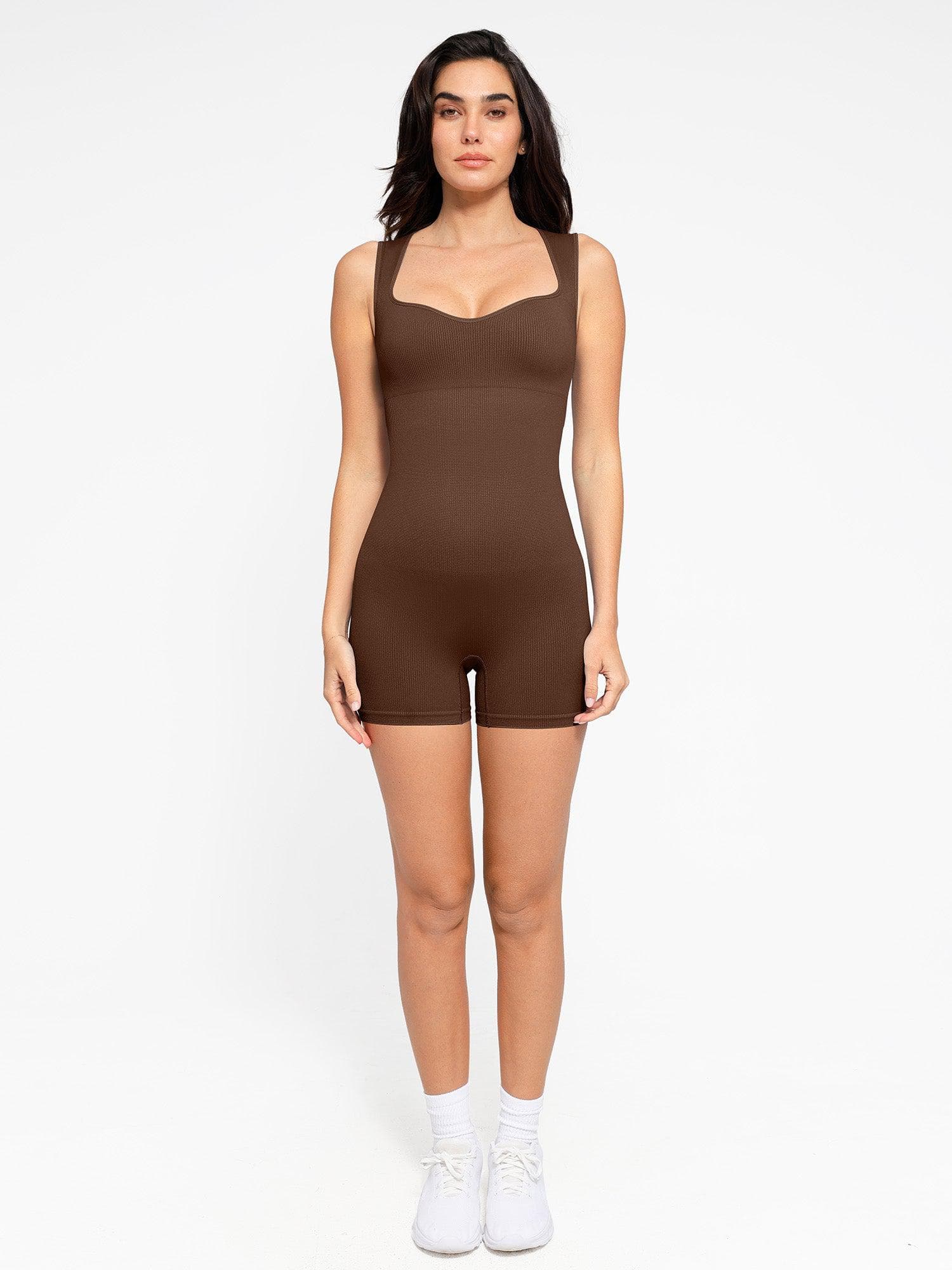 Shapewear Seamless Sweetheart Neckline Romper - Image 10