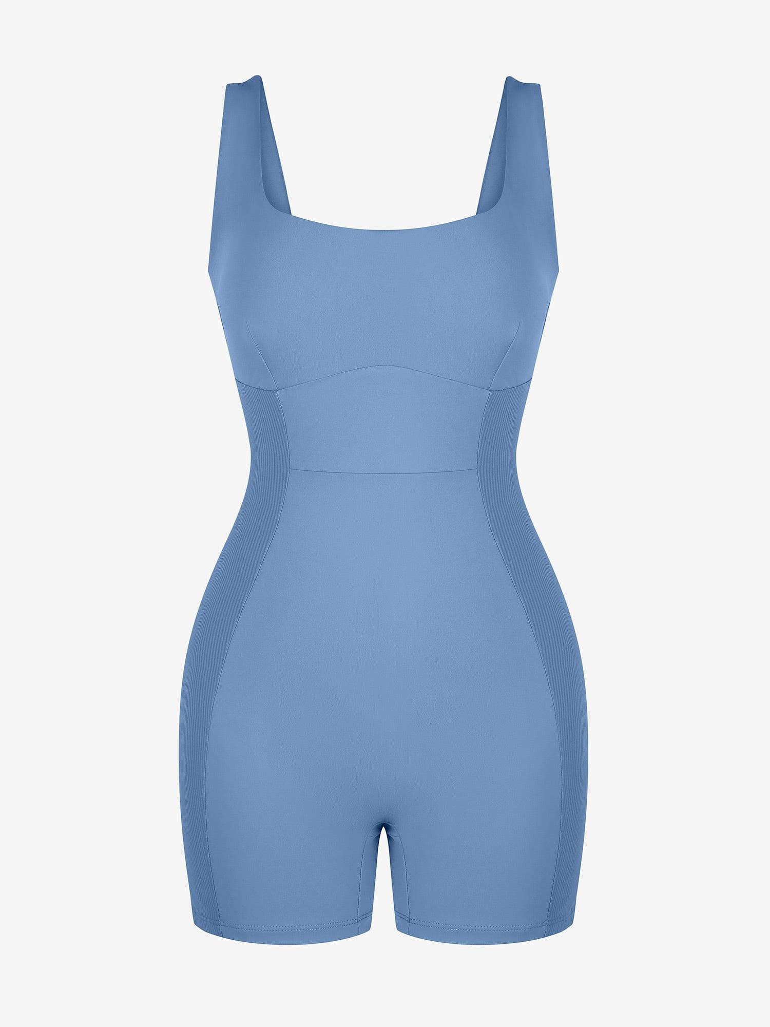Shapewear Square Neck Strappy Romper - Image 11