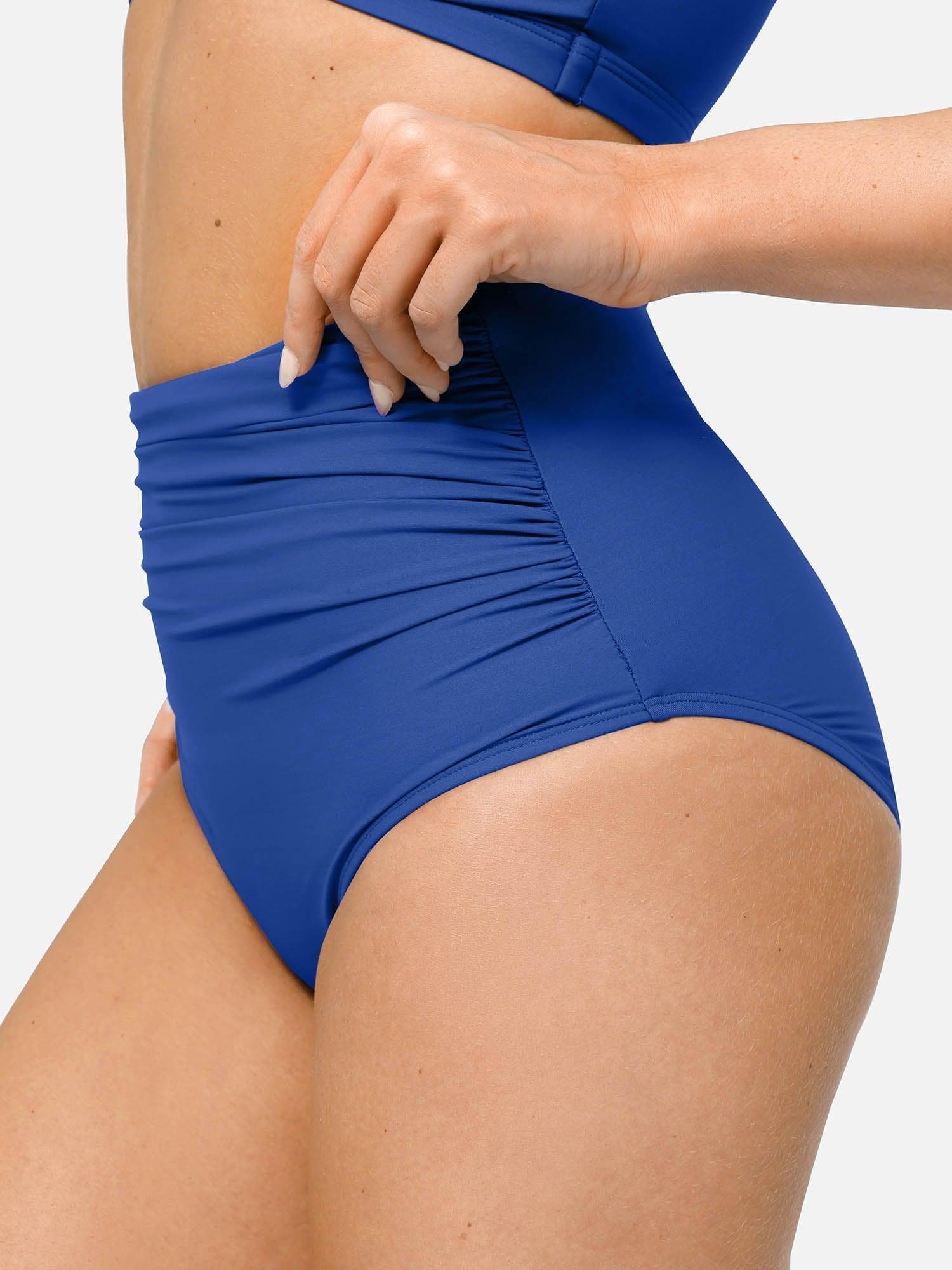 Shapewear Ruched High-Waist Sculpting Bikini Bottom - Image 11