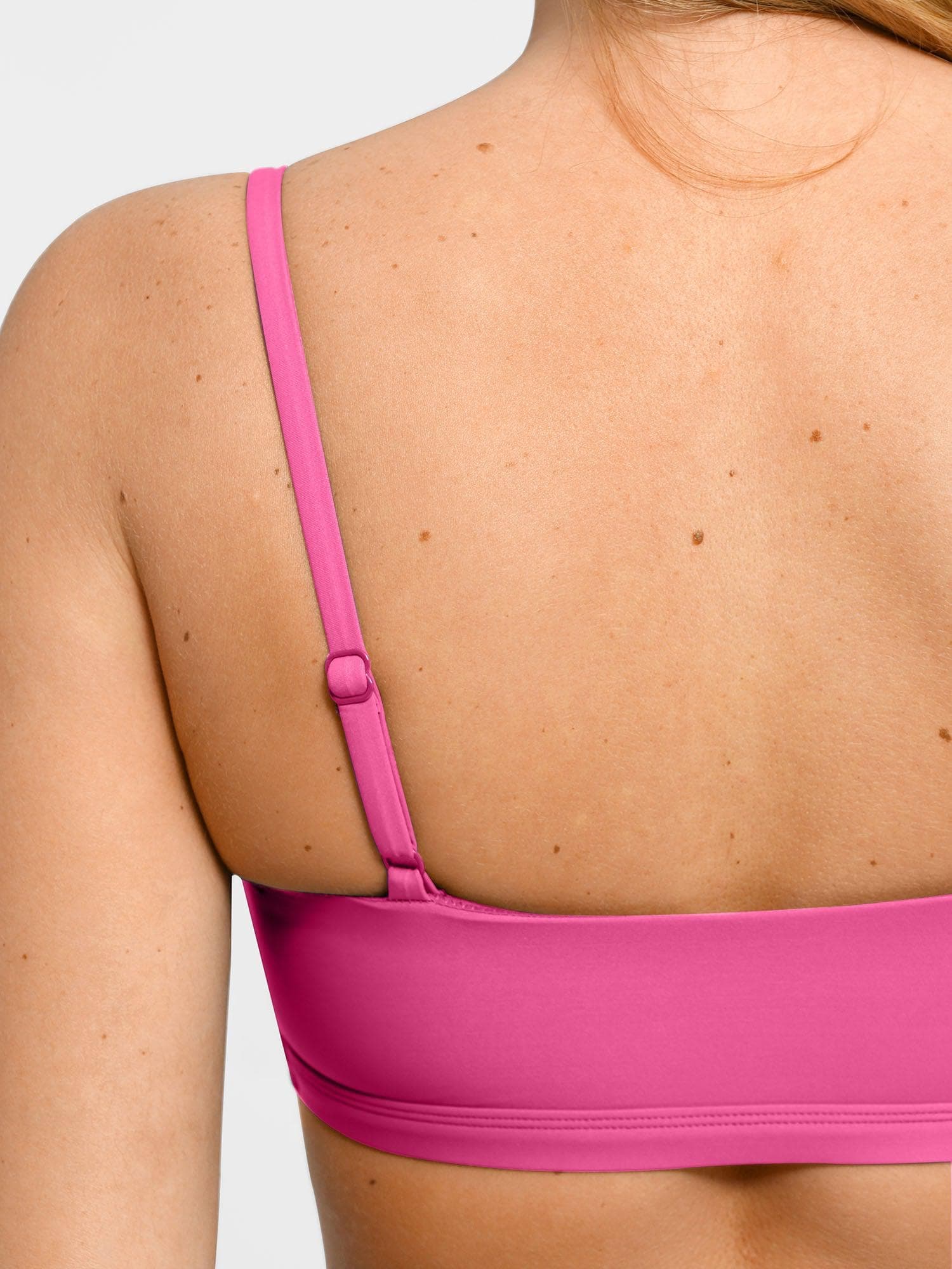 Shapewear Bust-Enhancing Draped Bikini Top - Image 11