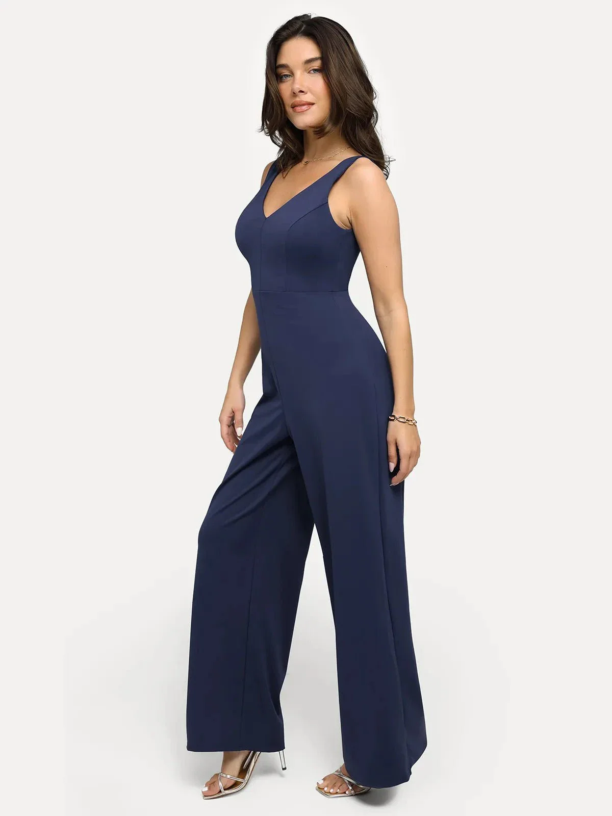 Shapewear Slimming Wide-Leg Jumpsuit - Image 13