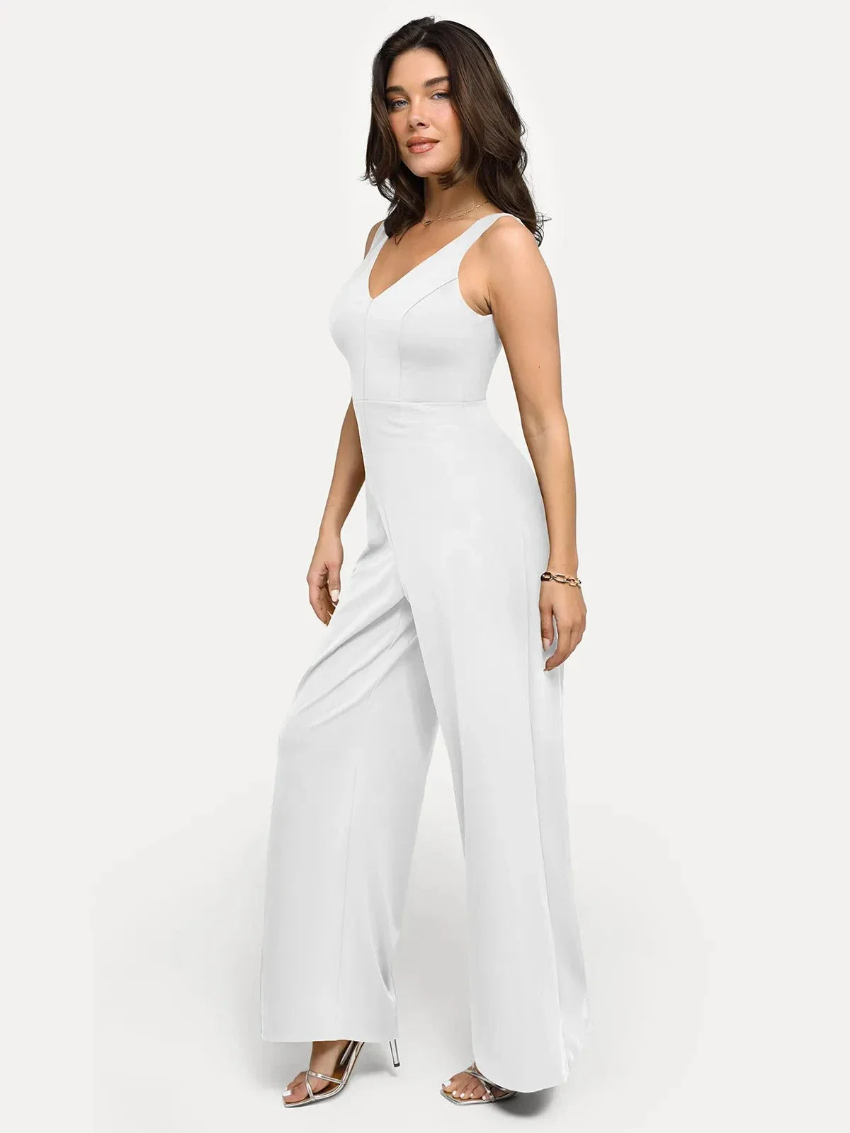 Shapewear Slimming Wide-Leg Jumpsuit - Image 18