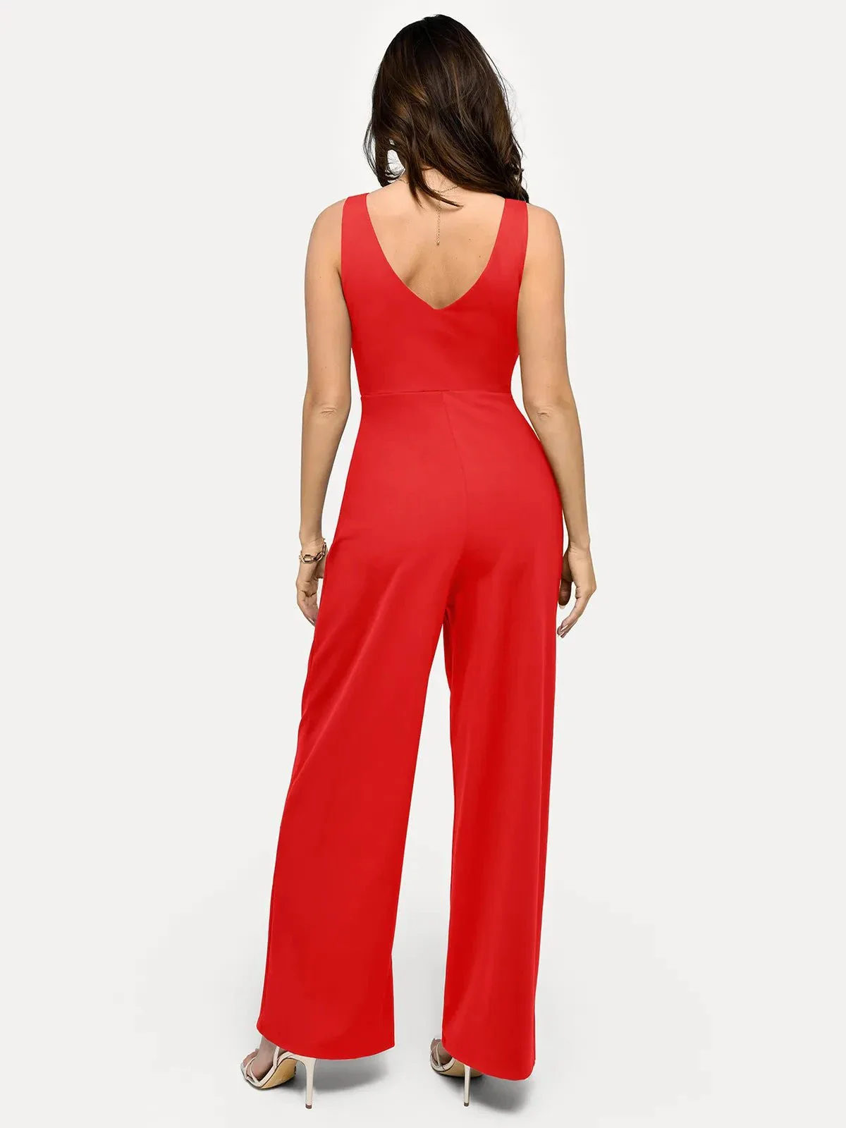 Shapewear Slimming Wide-Leg Jumpsuit - Image 4