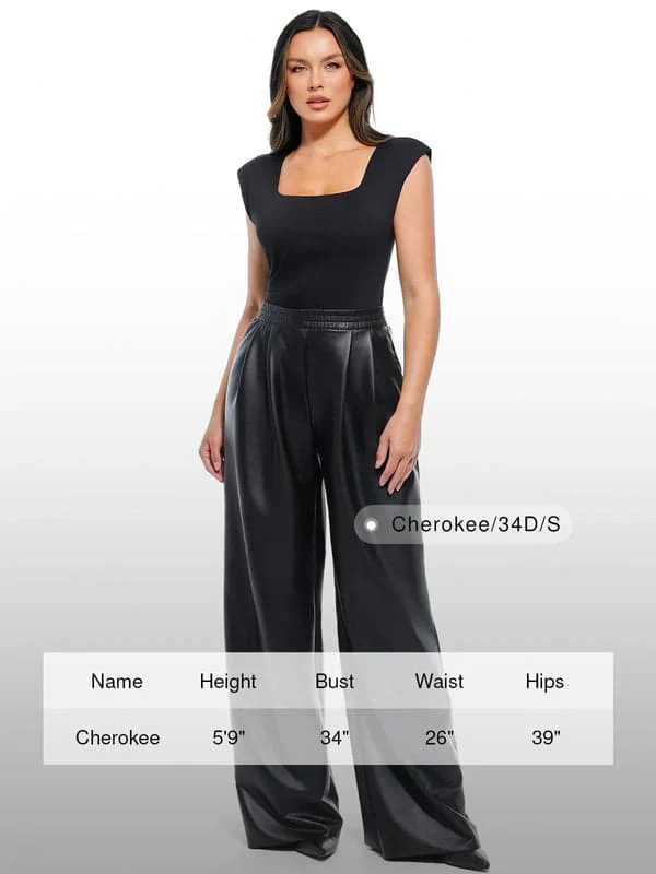 Velvet Wide-Leg Sculpting Trousers - Image 17