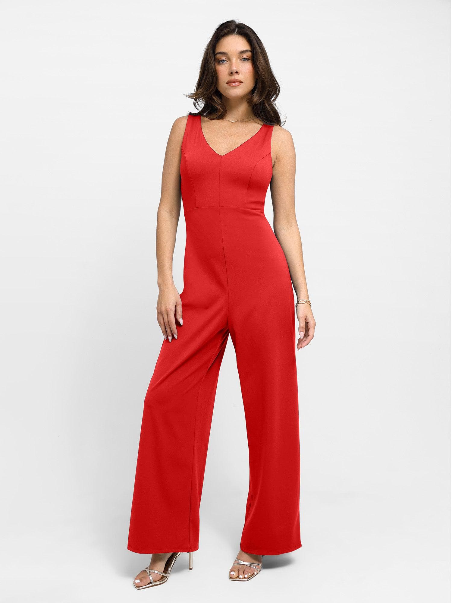The Shapewear Jumpsuits Wide-Leg - Image 12