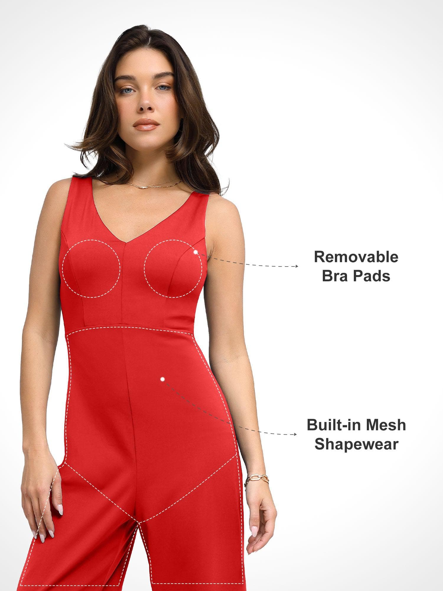 The Shapewear Jumpsuits Wide-Leg - Image 13