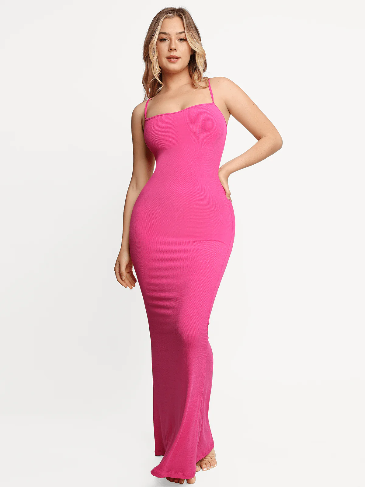 Shapewear Modal Slimming Maxi Slip Dress - Image 17