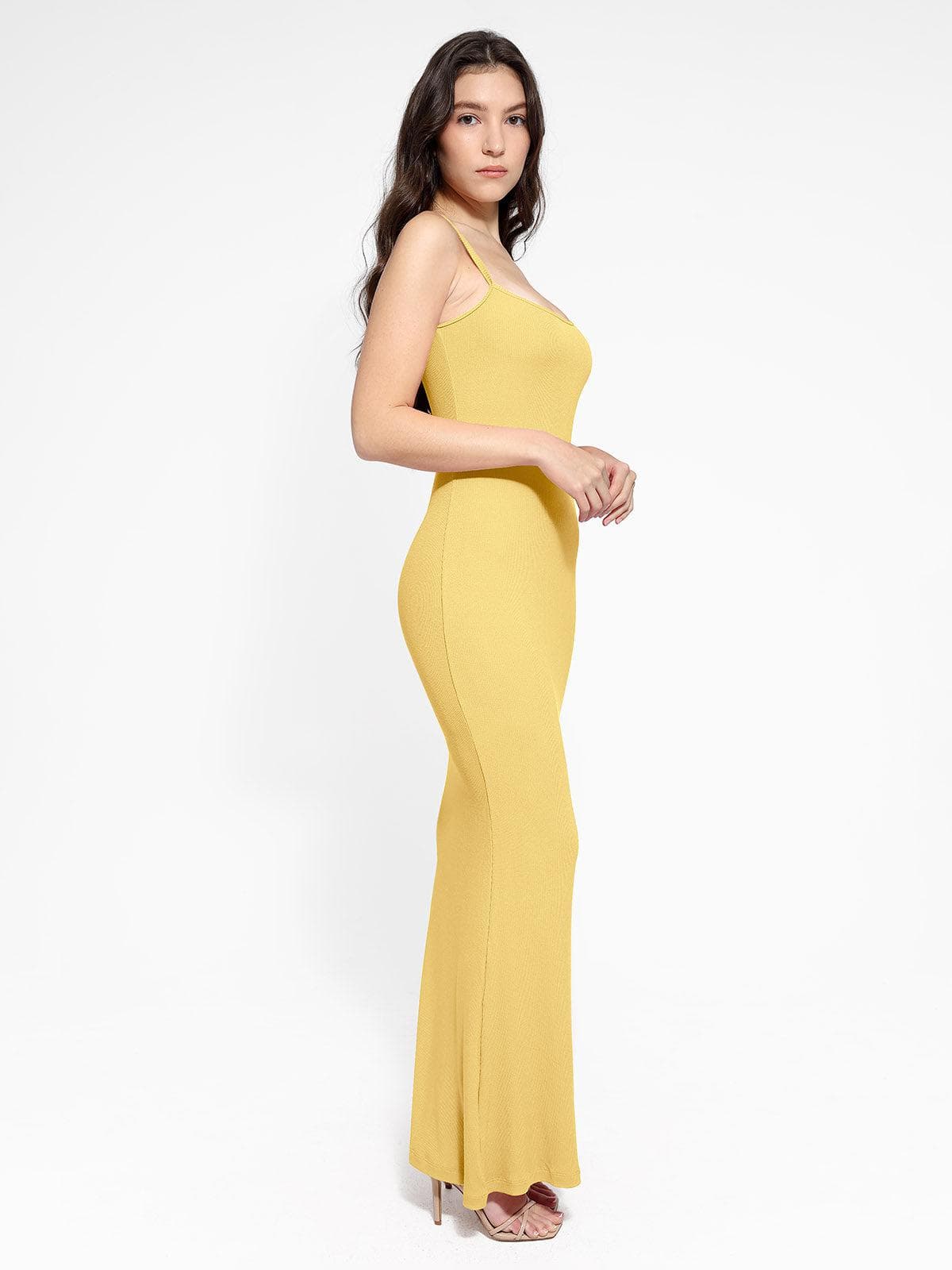 Shapewear Modal Slimming Maxi Slip Dress - Image 23