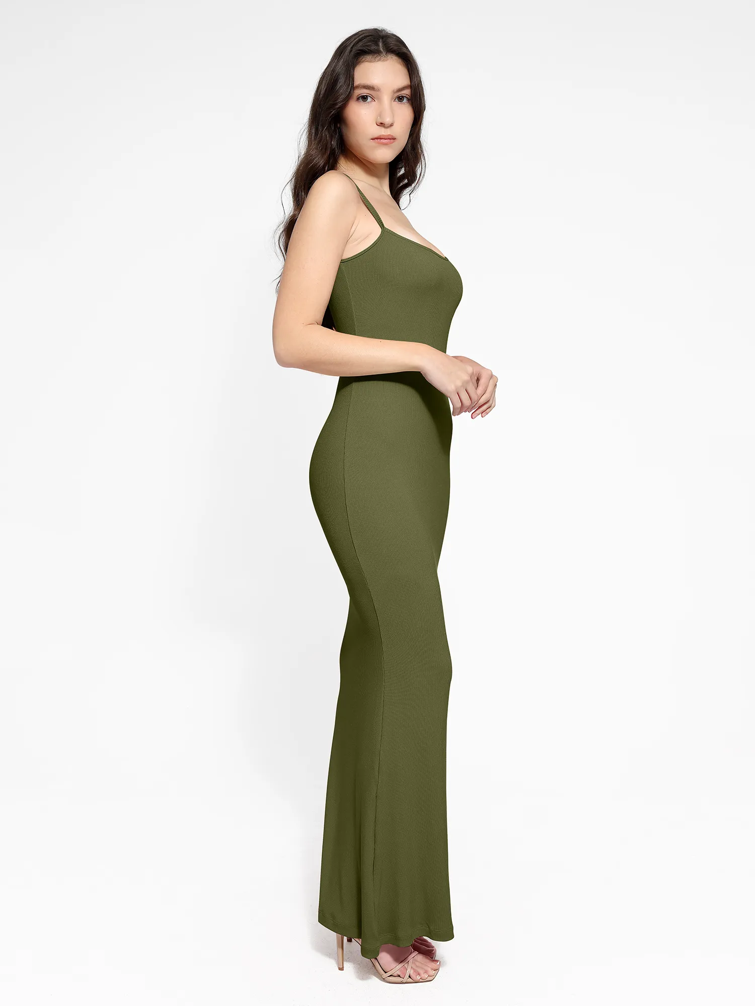 Shapewear Modal Slimming Maxi Slip Dress - Image 39