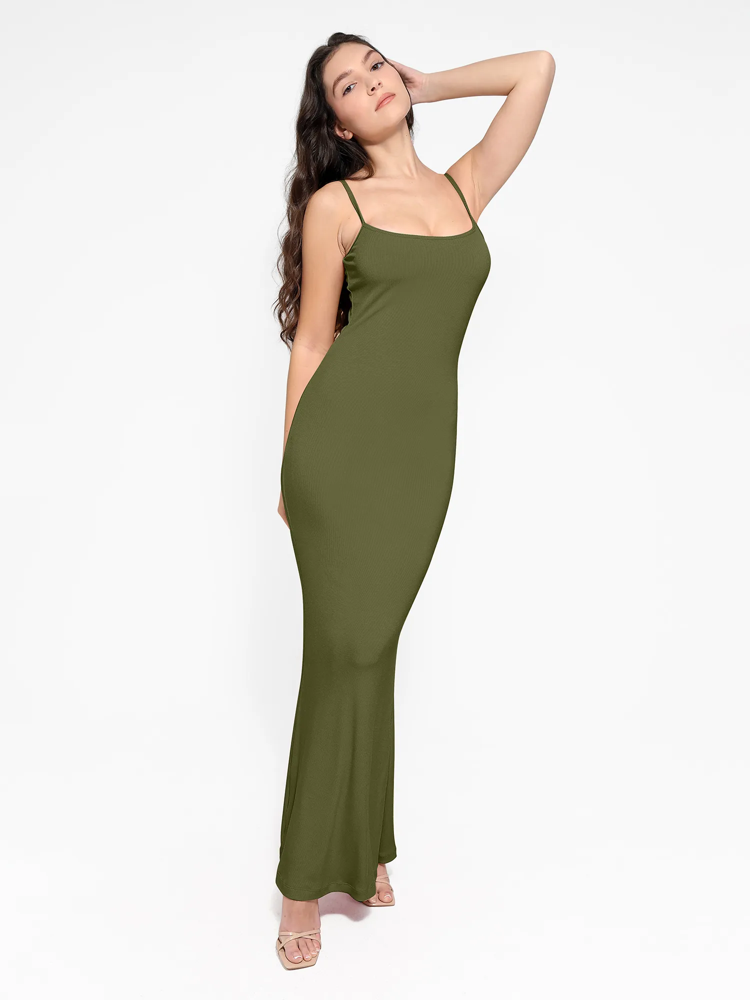Shapewear Modal Slimming Maxi Slip Dress - Image 40