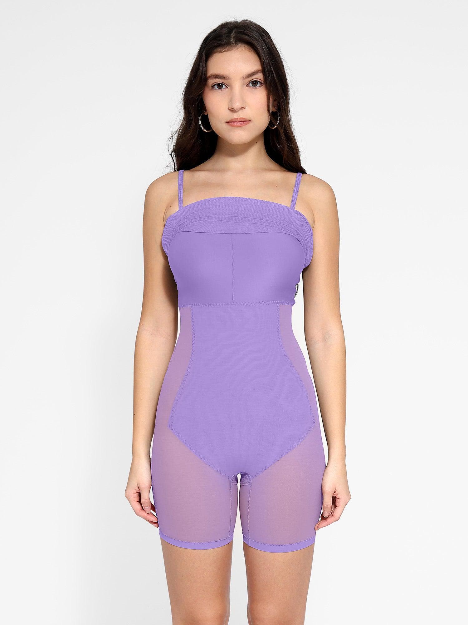 Shapewear Solid Modal Butt Lift Mini Slip Dress - Image 30