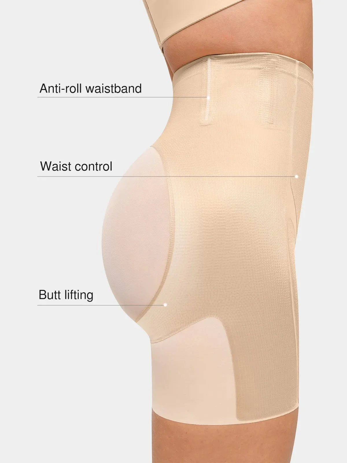 Seamless Underwire-Free Smoothing Bra Butt-Lifting Shorts Set - Image 23