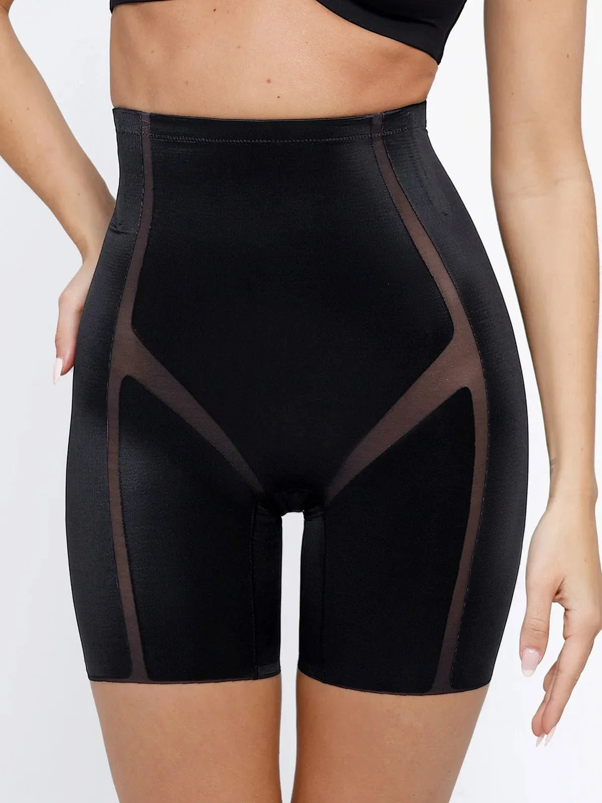 Seamless Underwire-Free Smoothing Bra Butt-Lifting Shorts Set - Image 17